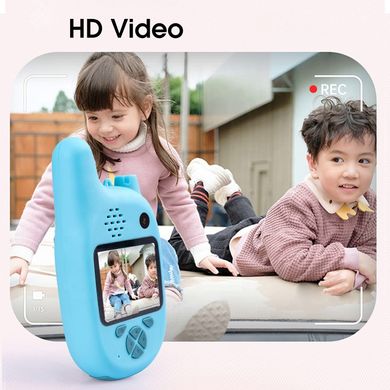 Детская рация-фотоапарат с 2 камерами и Mp3 Full HD (1920x1080) Landzo Blue DC900