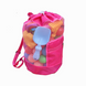 Корзина-рюкзак 2в1 для детских игрушек и вещей HL "2в1" Pink 48х24см HL-L-844P
