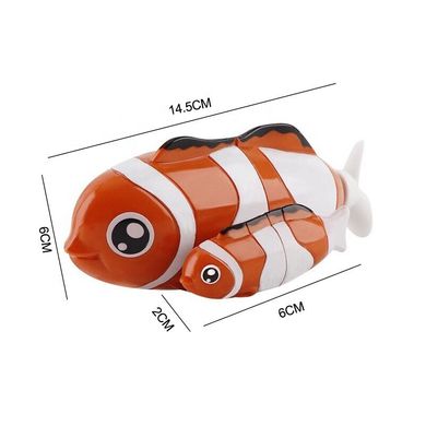 Рибка "Немо" для купання плаваюча іграшка, Оранжевый