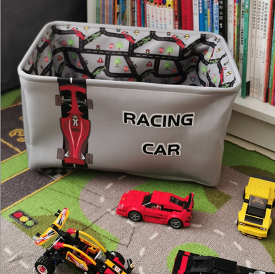 Корзина для детских игрушек и вещей HL "Racing Car" 40x28х24см HL-LD-8641-2