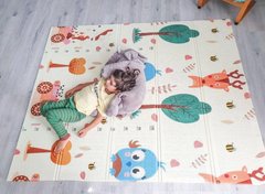 Детский складной развивающий термо коврик EVA Медвежонок (120 х 180 см)