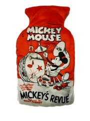 Грелка для новорожденных антиколиковая WonderFeel "Mickey Mouse" Красный Семена льна (GDVM21)