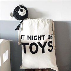 Мешок для детских игрушек HL "It Might be toys" White HL-LD-015IMBT